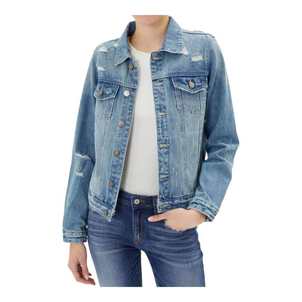 NEW KANCAN everyday denim jacket in blue